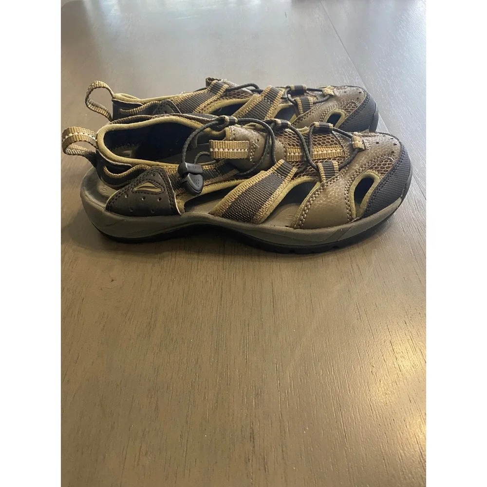 Abeo Danville Water Olive Mens Size‎ 7 Hiking Sandals Closed Toe Fisherman